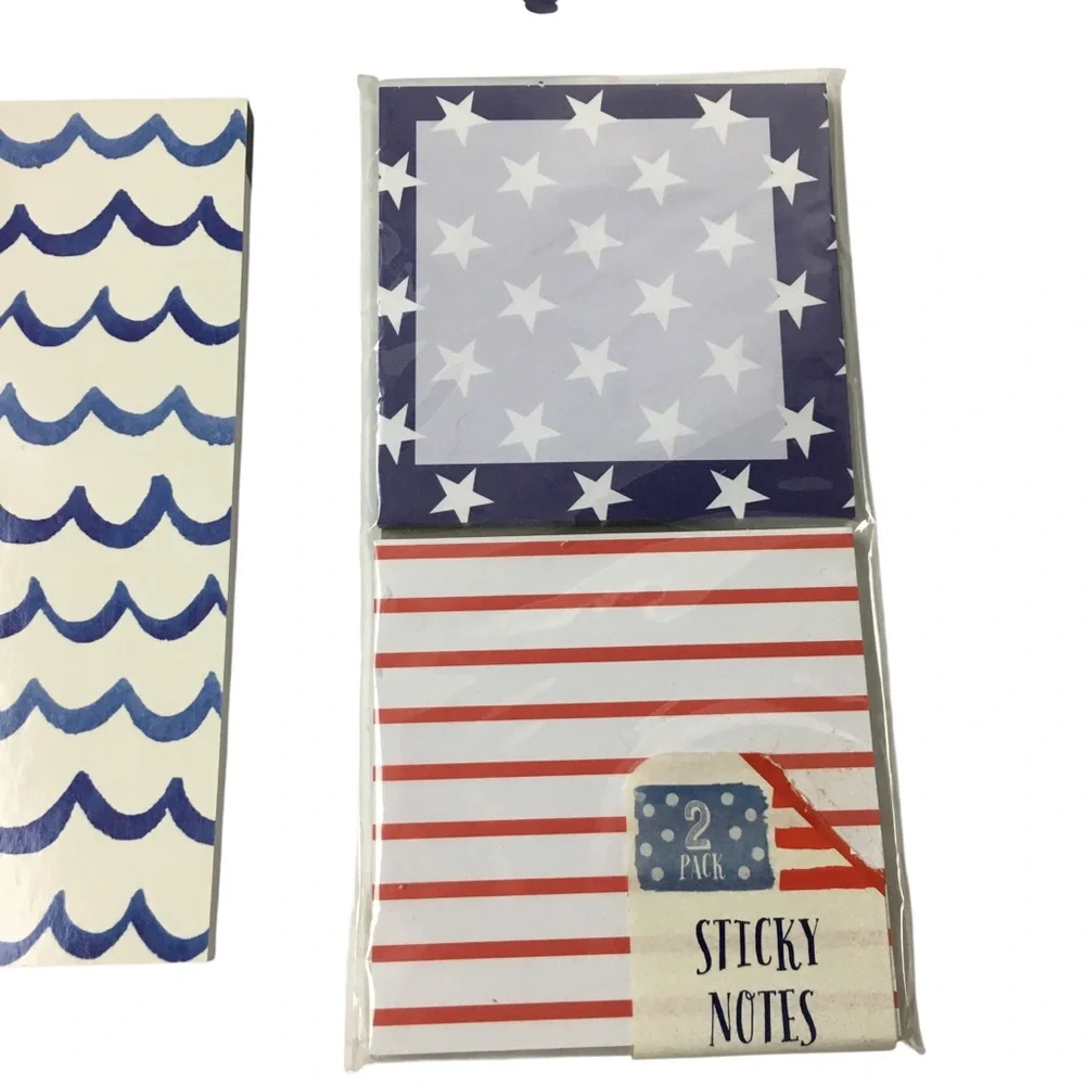Target Planner Accessories Owl USA American Flag Journal Notepad Sticky Note USA